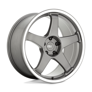 18X9.5 Motegi MR151 CS5 GUNMETAL W/ MACHINED LIP 5X114.3