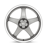 19X8.5 Motegi MR151 CS5 GUNMETAL W/ MACHINED LIP 5X100