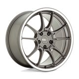 17X8 Motegi MR152 SS5 GUNMETAL W/ MACHINED LIP 4X108