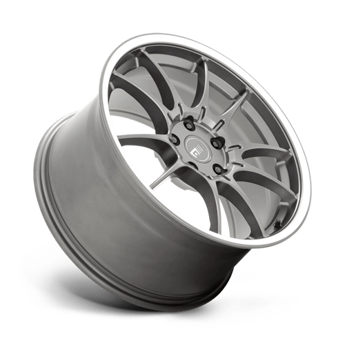 19X8.5 Motegi MR152 SS5 GUNMETAL W/ MACHINED LIP 5X100