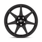17X8 Motegi MR154 BATTLE MATTE BLACK 5X114.3