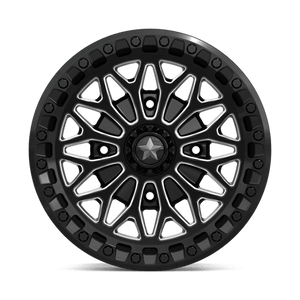 15X7 MSA Offroad Wheels MA53 BOLO UTV BEADLOCK GLOSS BLACK MILLED 4X137