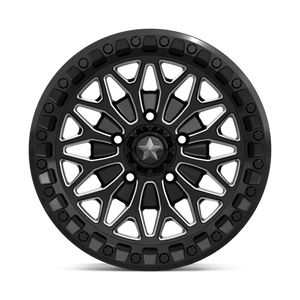 15X7 MSA Offroad Wheels MA53 BOLO UTV BEADLOCK GLOSS BLACK MILLED 5X114.3