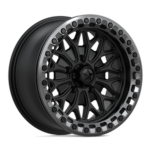 15X7 MSA Offroad Wheels MA53 BOLO UTV BEADLOCK MATTE BLACK W/ GL-GUNMETAL RG 5X114.3