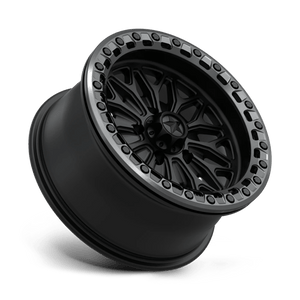 15X7 MSA Offroad Wheels MA53 BOLO UTV BEADLOCK MATTE BLACK W/ GL-GUNMETAL RG 5X114.3