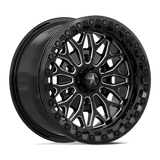 15X7 MSA Offroad Wheels MA53 BOLO UTV BEADLOCK GLOSS BLACK MILLED 6X139.7