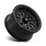 15X7 MSA Offroad Wheels MA53 BOLO UTV BEADLOCK GLOSS BLACK MILLED 6X139.7