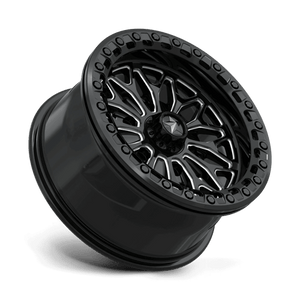 15X7 MSA Offroad Wheels MA53 BOLO UTV BEADLOCK GLOSS BLACK MILLED 6X139.7