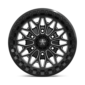 15X7 MSA Offroad Wheels MA53 BOLO UTV BEADLOCK GLOSS BLACK MILLED 6X139.7