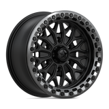 15X7 MSA Offroad Wheels MA53 BOLO UTV BEADLOCK MATTE BLACK W/ GL-GUNMETAL RG 6X139.7