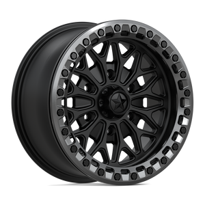 15X7 MSA Offroad Wheels MA53 BOLO UTV BEADLOCK MATTE BLACK W/ GL-GUNMETAL RG 6X139.7