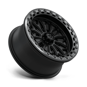 15X7 MSA Offroad Wheels MA53 BOLO UTV BEADLOCK MATTE BLACK W/ GL-GUNMETAL RG 6X139.7