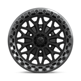 15X7 MSA Offroad Wheels MA53 BOLO UTV BEADLOCK MATTE BLACK W/ GL-GUNMETAL RG 6X139.7