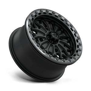 15X7 MSA Offroad Wheels MA53 BOLO UTV BEADLOCK MATTE BLACK W/ GL-GUNMETAL RG 4X137