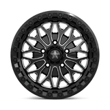 15X7 MSA Offroad Wheels MA53 BOLO UTV BEADLOCK GLOSS BLACK MILLED 5X114.3