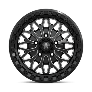 15X7 MSA Offroad Wheels MA53 BOLO UTV BEADLOCK GLOSS BLACK MILLED 5X114.3