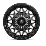15X7 MSA Offroad Wheels MA53 BOLO UTV BEADLOCK GLOSS BLACK MILLED 6X139.7