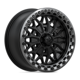 15X7 MSA Offroad Wheels MA53 BOLO UTV BEADLOCK MATTE BLACK W/ GL-GUNMETAL RG 6X139.7