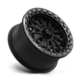 15X7 MSA Offroad Wheels MA53 BOLO UTV BEADLOCK MATTE BLACK W/ GL-GUNMETAL RG 6X139.7