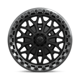 15X7 MSA Offroad Wheels MA53 BOLO UTV BEADLOCK MATTE BLACK W/ GL-GUNMETAL RG 6X139.7