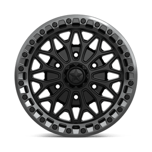 15X7 MSA Offroad Wheels MA53 BOLO UTV BEADLOCK MATTE BLACK W/ GL-GUNMETAL RG 6X139.7