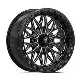 18X7 MSA Offroad Wheels MA53 BOLO UTV BEADLOCK GLOSS BLACK MILLED 4X110