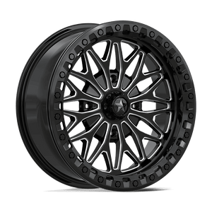 18X7 MSA Offroad Wheels MA53 BOLO UTV BEADLOCK GLOSS BLACK MILLED 4X110