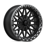 18X7 MSA Offroad Wheels MA53 BOLO UTV BEADLOCK MATTE BLACK W/ GL-GUNMETAL RG 4X110