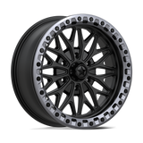 18X7 MSA Offroad Wheels MA53 BOLO UTV BEADLOCK MATTE BLACK W/ GL-GUNMETAL RG 6X139.7