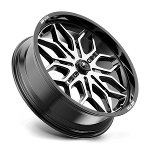 20X7 MSA Offroad Wheels M47 SNIPER GLOSS BLACK MACHINED 4X110