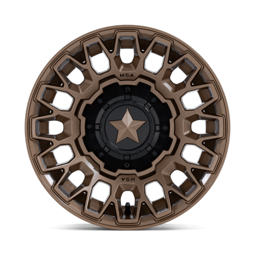 14X7 MSA Offroad Wheels M50 CLUBBER MATTE BRONZE 4X137/4X156