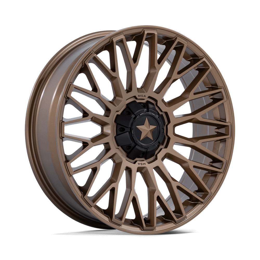 22X7 MSA Offroad Wheels M50 CLUBBER MATTE BRONZE 4X137/4X156