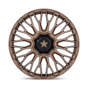 22X7 MSA Offroad Wheels M50 CLUBBER MATTE BRONZE 4X137/4X156