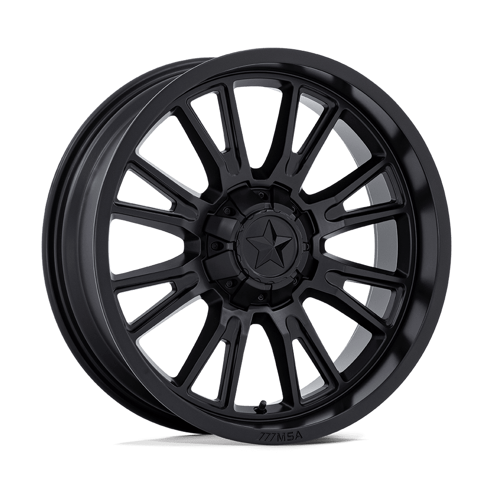 15X7 MSA Offroad Wheels M51 THUNDERLIPS MATTE BLACK 4X137/4X156