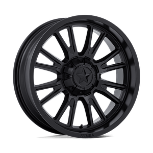 15X7 MSA Offroad Wheels M51 THUNDERLIPS MATTE BLACK 5X114.3