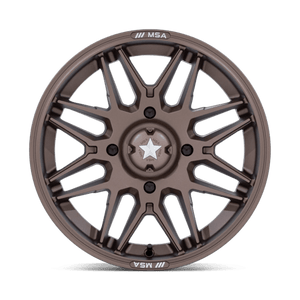 16X7 MSA Offroad Wheels M52 RADAR UTV MATTE BRONZE 5X114.3