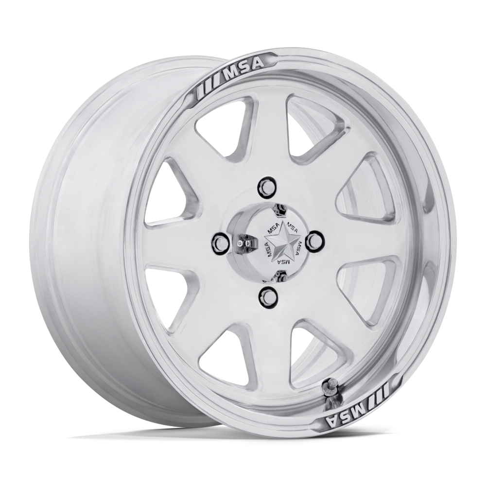 15X7 MSA Offroad Wheels M54 SPARK UTV POLISHED 5X114.3