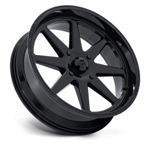 14X7 MSA Offroad Wheels M54 SPARK UTV GLOSS BLACK 4X110