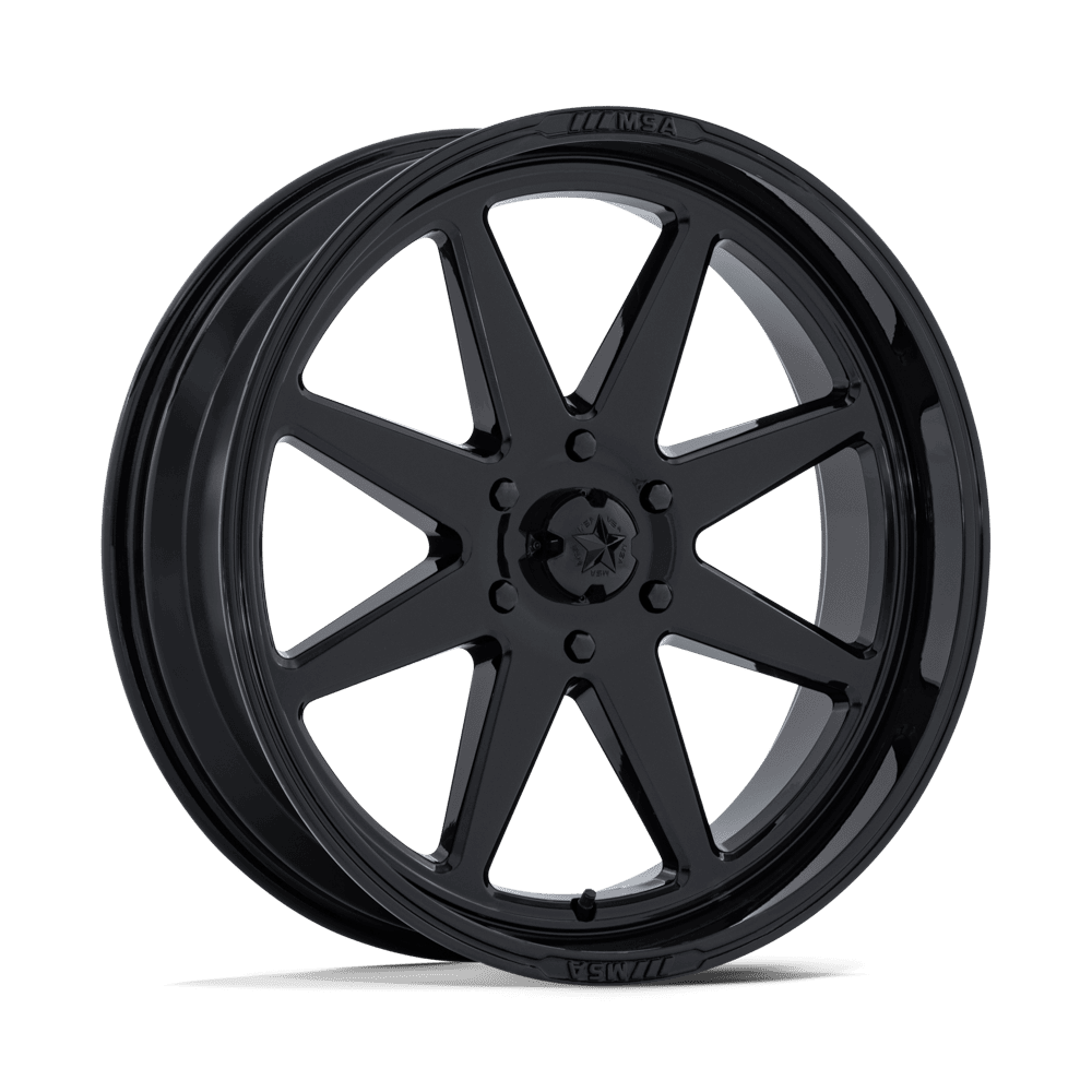 22X7 MSA Offroad Wheels M54 SPARK UTV GLOSS BLACK 6X139.7