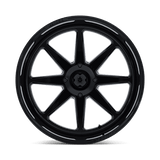 24X10 MSA Offroad Wheels M54 SPARK UTV GLOSS BLACK 6X139.7