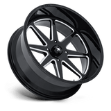24X10 MSA Offroad Wheels M54 SPARK UTV GLOSS BLACK MILLED 6X139.7