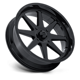 24X7 MSA Offroad Wheels M54 SPARK UTV GLOSS BLACK 6X139.7