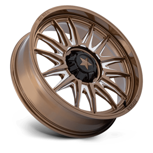 15X7 MSA Offroad Wheels M55 COMMANDER UTV GLOSS BRONZE MILLED 5X114.3