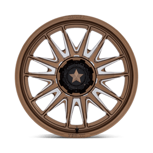 20X7 MSA Offroad Wheels M55 COMMANDER UTV GLOSS BRONZE MILLED 4X110