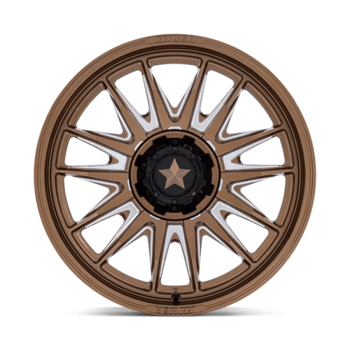 18X7 MSA Offroad Wheels M55 COMMANDER UTV GLOSS BRONZE MILLED 6X139.7