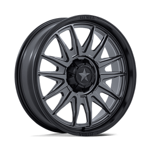24X7 MSA Offroad Wheels M55 COMMANDER UTV MATTE GUNMETAL W/ M-BLK LIP 6X139.7