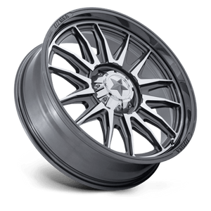 20X7 MSA Offroad Wheels M55 COMMANDER UTV PLATINUM W/ MACHINED FACE 6X139.7