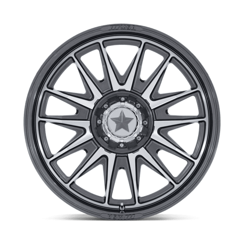 22X7 MSA Offroad Wheels M55 COMMANDER UTV PLATINUM W/ MACHINED FACE 6X139.7