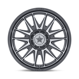 15X7 MSA Offroad Wheels M55 COMMANDER UTV PLATINUM W/ MACHINED FACE 5X114.3