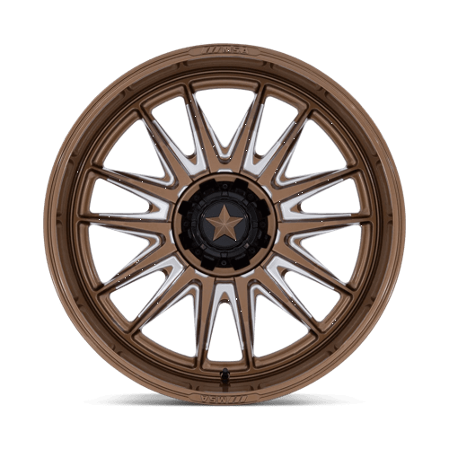24X10 MSA Offroad Wheels M55 COMMANDER UTV GLOSS BRONZE MILLED 4X137/4X156